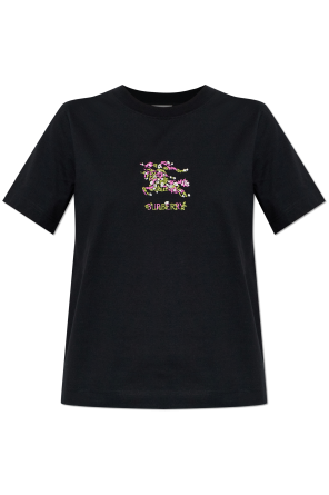 Black T-shirt with logo Burberry - Vitkac Canada